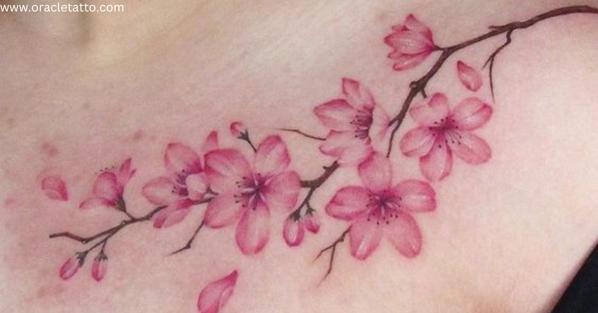 16 Beautiful cherry Blossom tattoo ideas for women to express blooming love