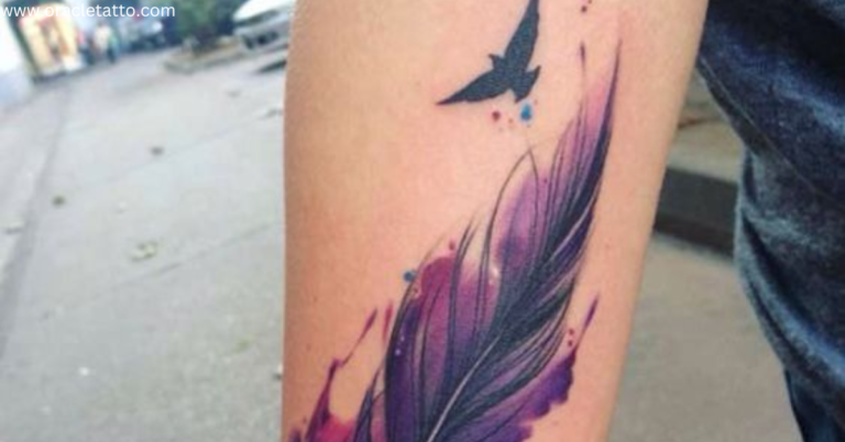 How to Draw a Feather Tattoo Design?